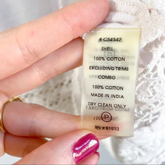 Plenty By Tracy Reese Embroidered Pink Kurta Top - Picture 6 of 6